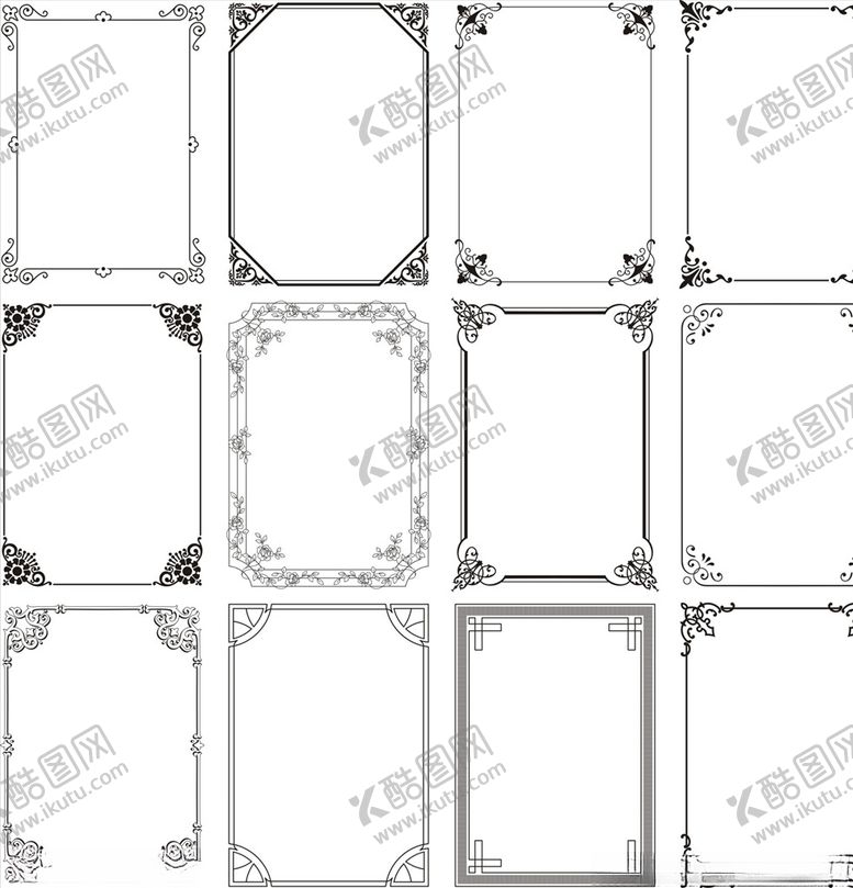 编号：70057309281150317083【酷图网】源文件下载-欧式边框边角