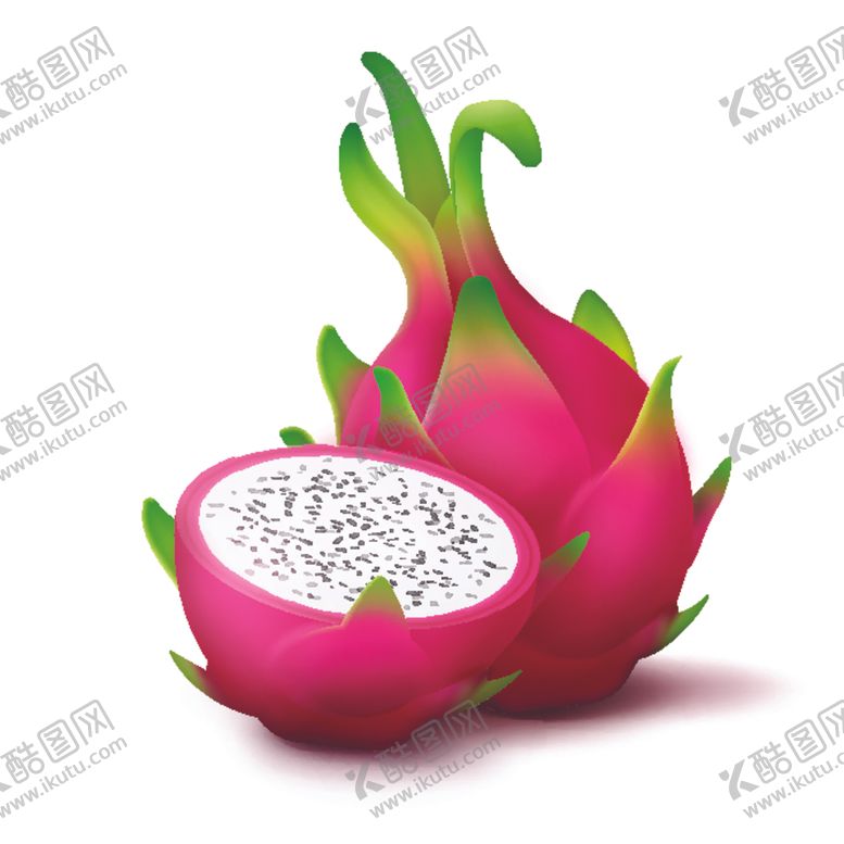 编号：92275605012048122473【酷图网】源文件下载-火龙果水果蔬菜