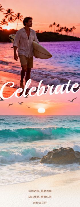 假期早鸟优惠长图推文详情页