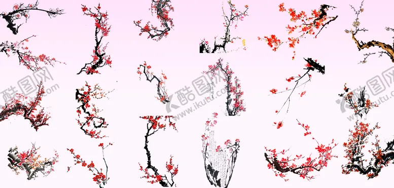 编号：82631410082302279270【酷图网】源文件下载-梅花