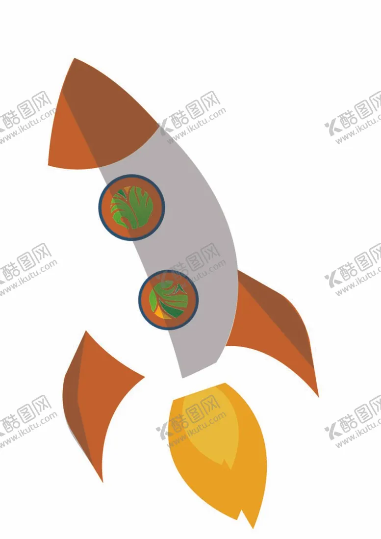 编号：06452809131138500614【酷图网】源文件下载-矢量火箭