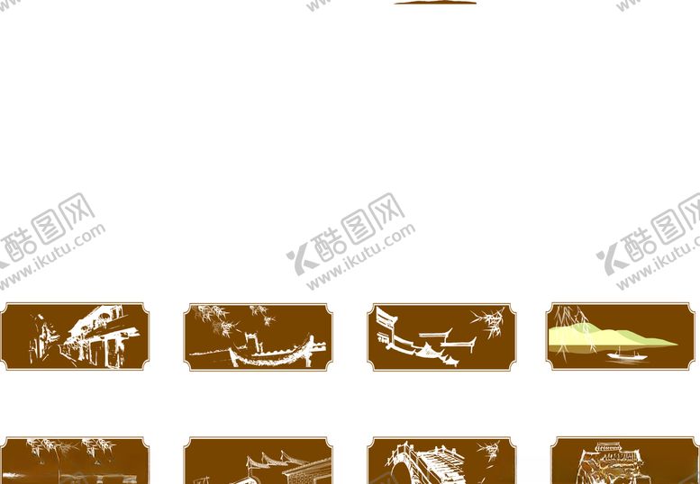 编号：57611509140159242450【酷图网】源文件下载-古建筑剪影