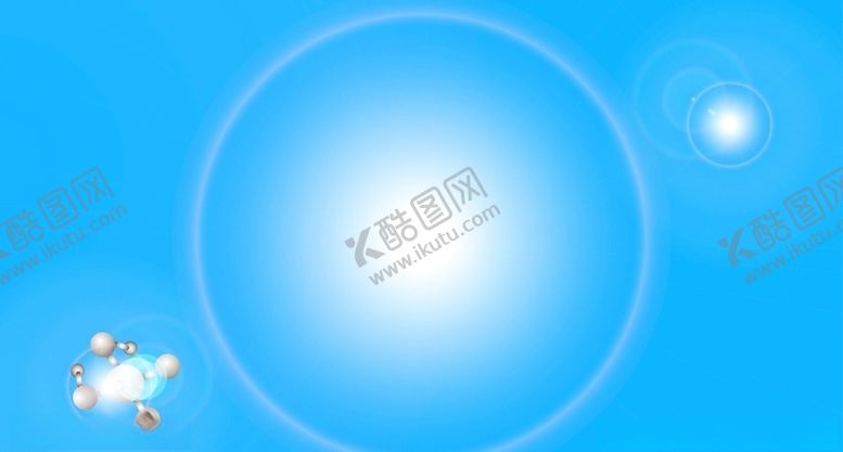 编号：33469507092310524816【酷图网】源文件下载-蓝色科技分子结构素材