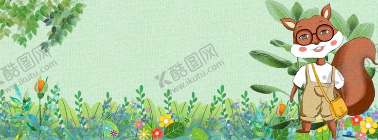 编号：39625809152305393613【酷图网】源文件下载-卡通松鼠插画