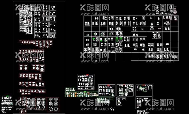 编号：65713412041834349945【酷图网】源文件下载-灯饰配件CAD水晶碟总汇