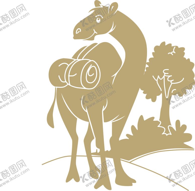 编号：99904604071844135052【酷图网】源文件下载-金盾骆驼