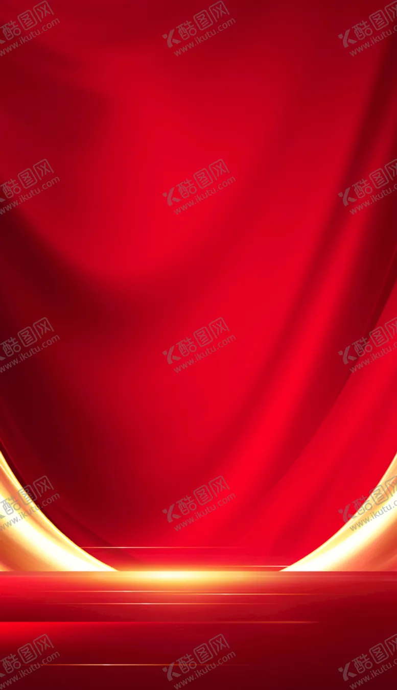 编号：21846009172309112504【酷图网】源文件下载-红色质感喜庆晚会星光展板背景