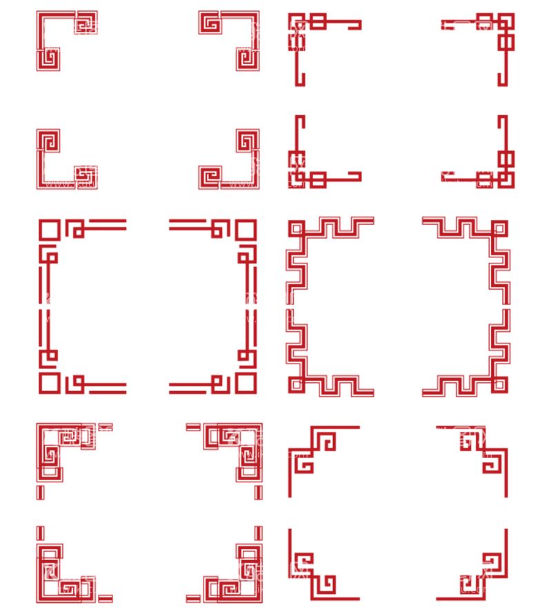 编号：83805610292228403435【酷图网】源文件下载-中式边框