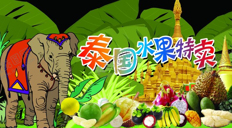 编号：79204605142310239521【酷图网】源文件下载-泰国水果