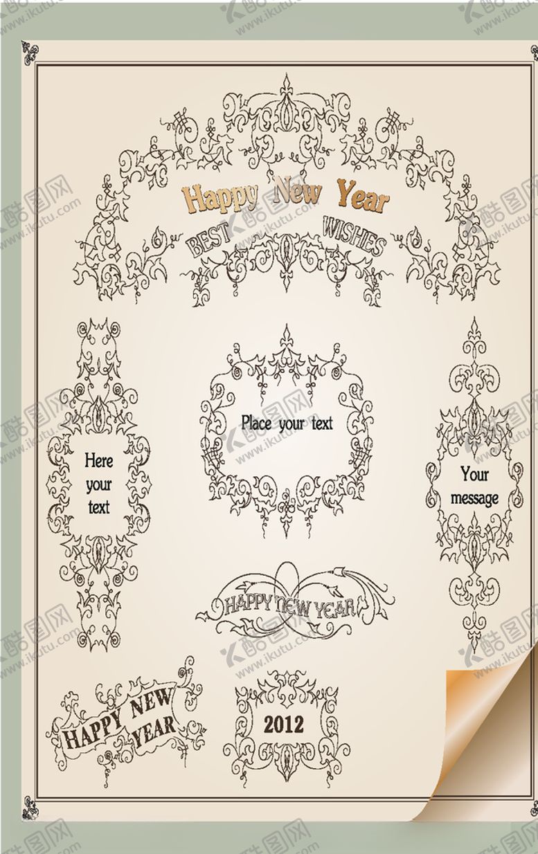 编号：78311809161605035119【酷图网】源文件下载-欧式花纹