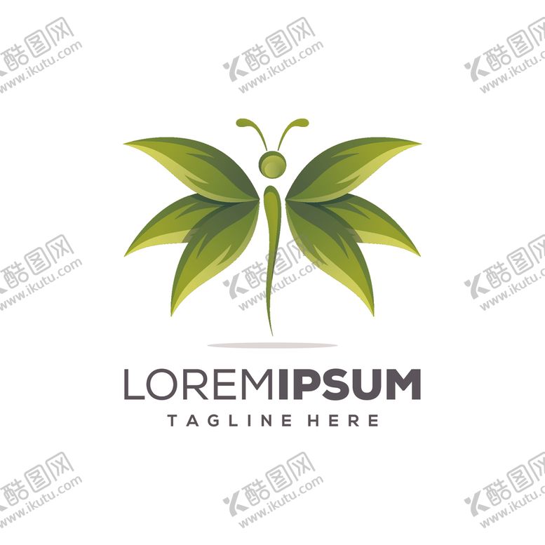 编号：86412910022050335718【酷图网】源文件下载-蝴蝶logo