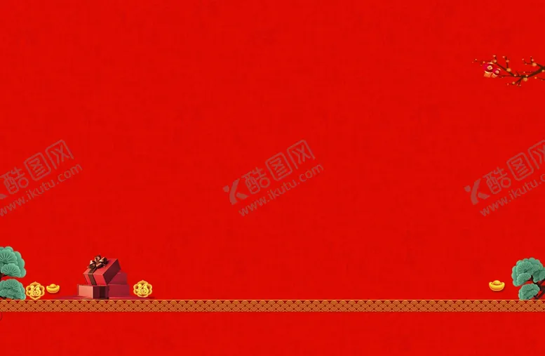编号：40597104212333554339【酷图网】源文件下载-红色背景上的卡通元素
