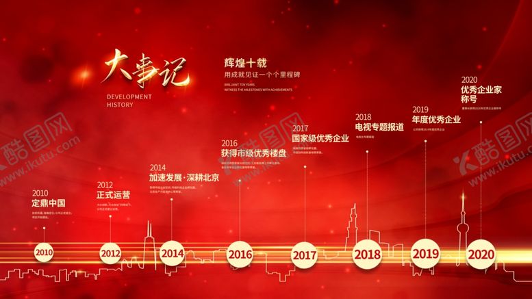 编号：30078904182102475428【酷图网】源文件下载-辉煌十载