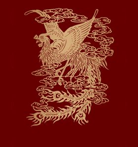 中式金凤凰传统纹样图案