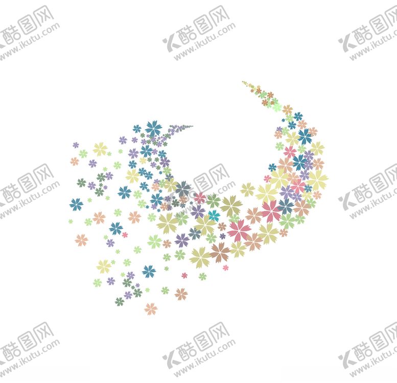 编号：95335210051351156724【酷图网】源文件下载-七彩碎花背景