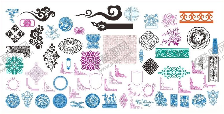 编号：18849510152331184815【酷图网】源文件下载-角花边框花纹花边