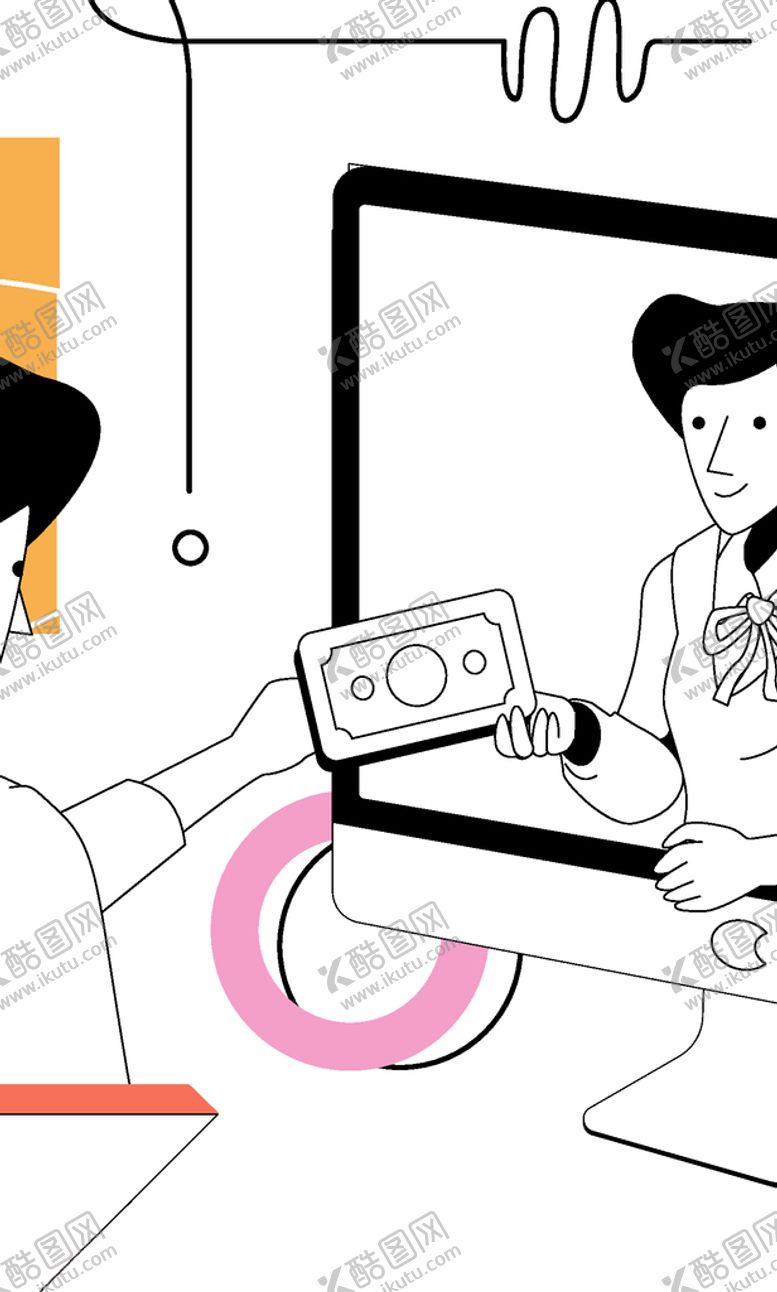 编号：47042510291054295525【酷图网】源文件下载-时尚手绘插画