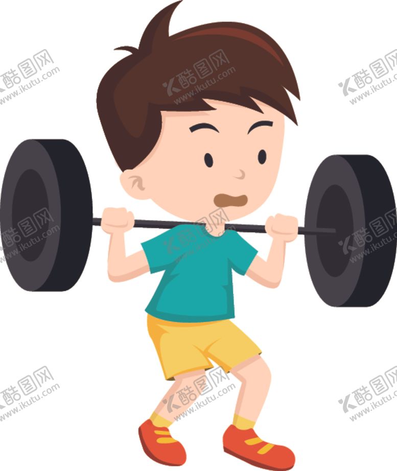 编号：43642907060848241778【酷图网】源文件下载-卡通运动人物