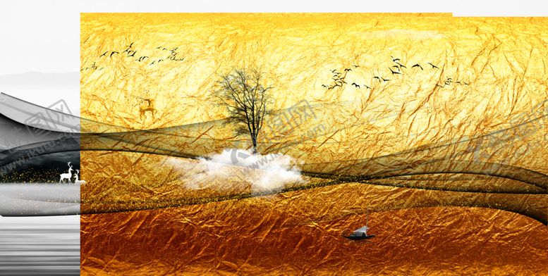 编号：25750810132115471147【酷图网】源文件下载-抽象山水背景