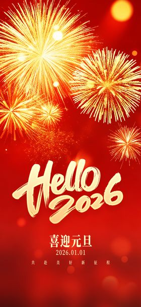 元旦海报