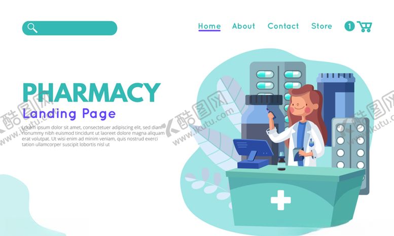 编号：58237910291734194488【酷图网】源文件下载-药房