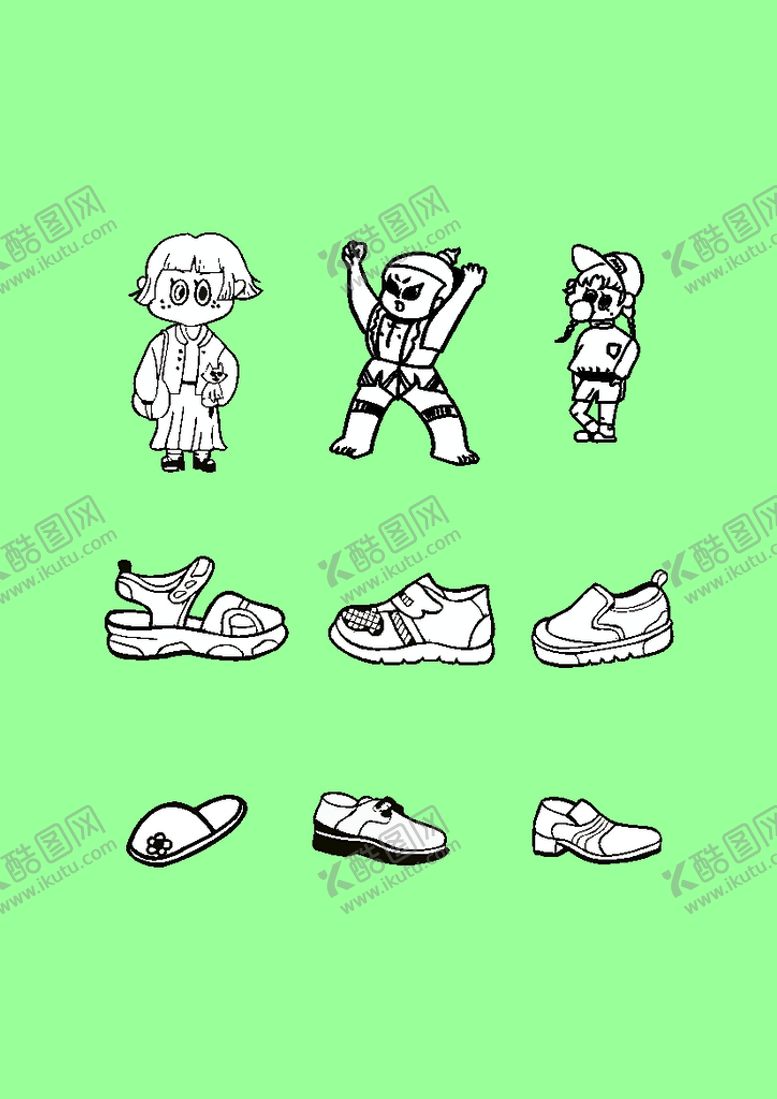 编号：42510401310349528895【酷图网】源文件下载-简笔画卡通画