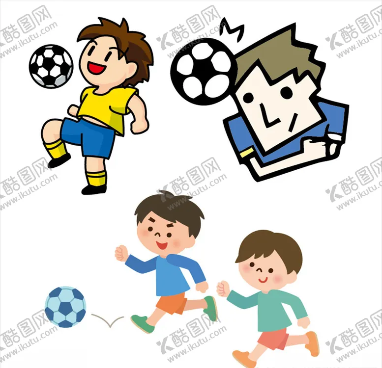 编号：30395407030522135832【酷图网】源文件下载-足球卡通
