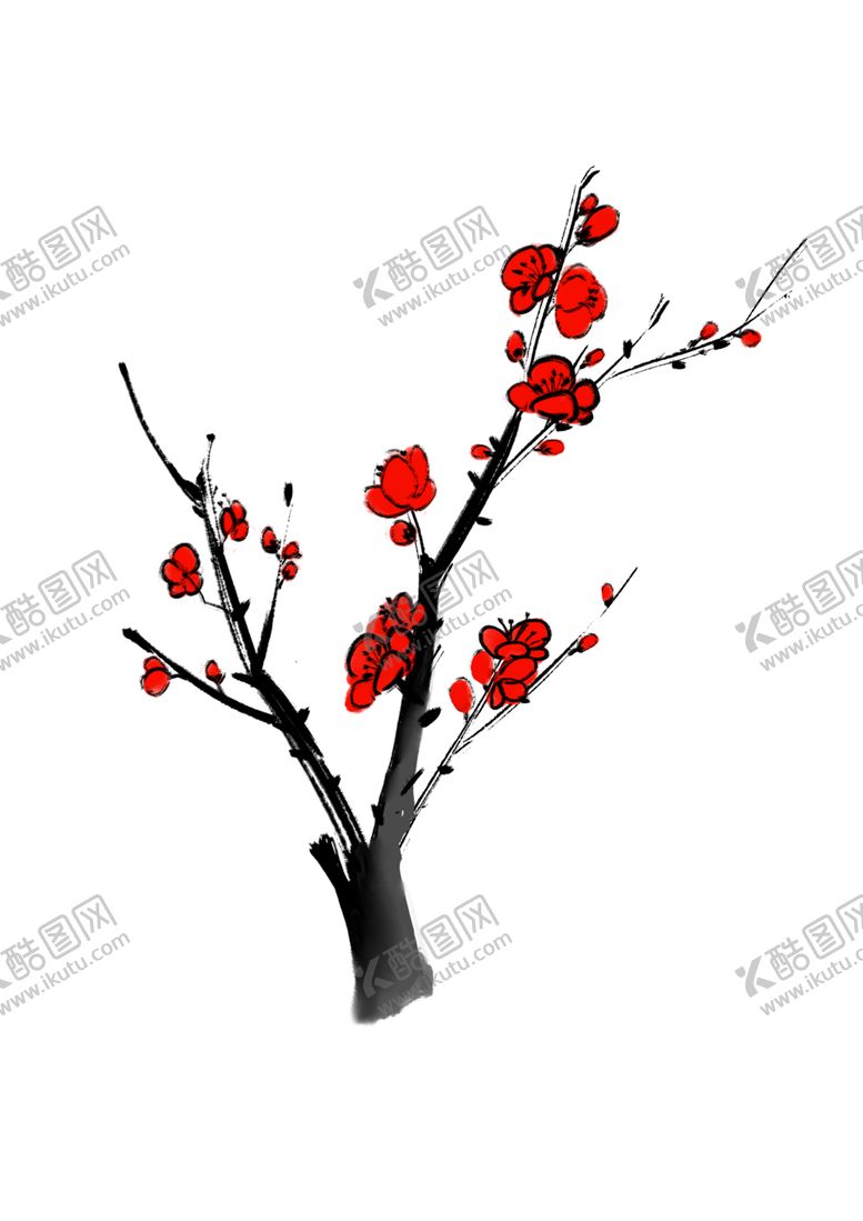 编号：94819205132355554837【酷图网】源文件下载-梅花免扣元素