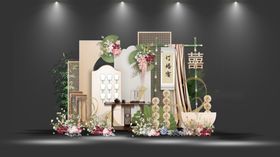 浪漫婚礼场景布置展示