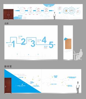 企业品牌墙文化墙背景板