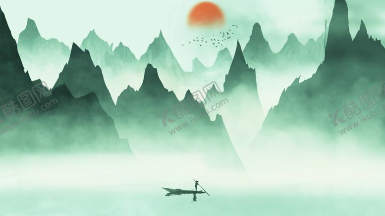 编号：11726405032134118123【酷图网】源文件下载-山水画