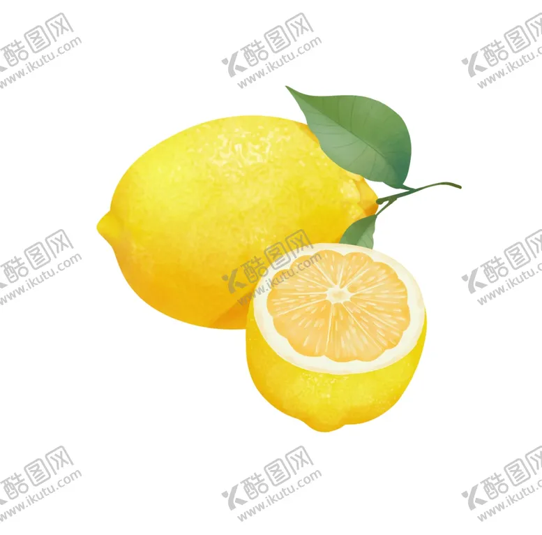 编号：14948102210615001084【酷图网】源文件下载-手绘柠檬插画