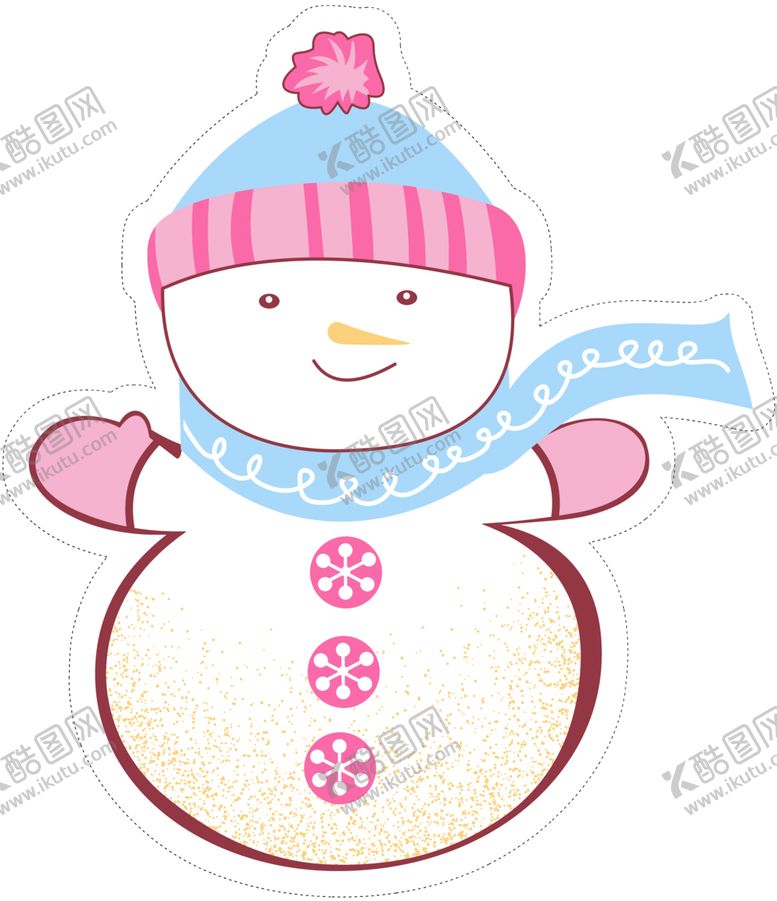 编号：70842412130121058321【酷图网】源文件下载-圣诞雪人 