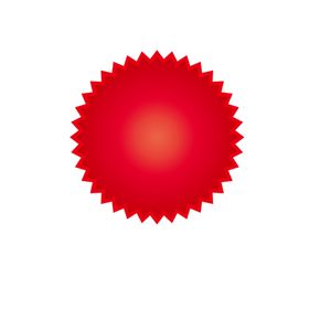 圆形齿轮红色标签