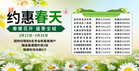 约惠春天促销活动海报