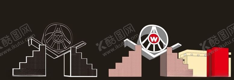 编号：38837309161749128926【酷图网】源文件下载-五粮液大门手绘