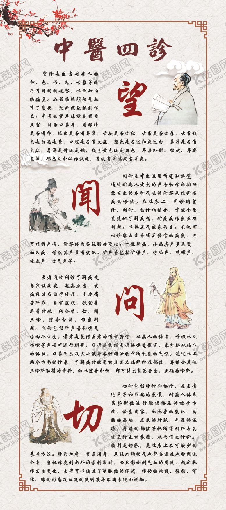 编号：50249809150749020417【酷图网】源文件下载-中医四诊 望闻问切