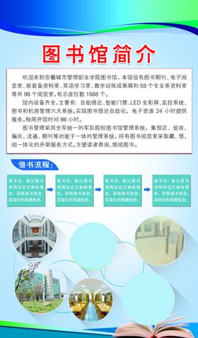 图书馆简介展板