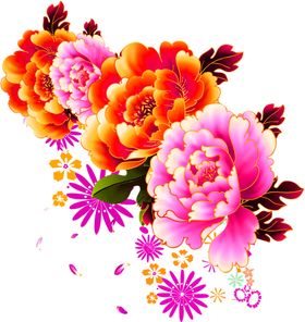 花素材朵纺织印郁金香