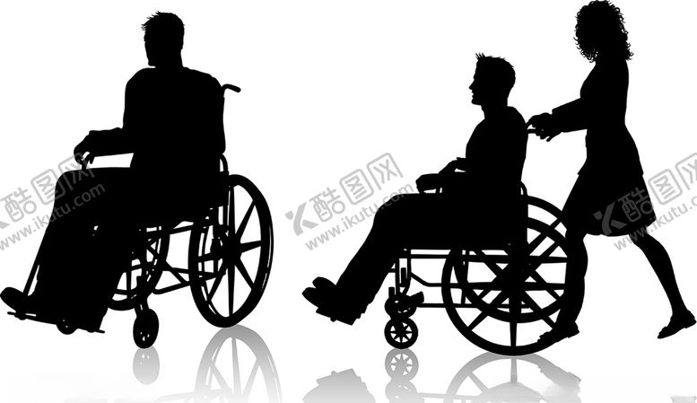 编号：28348703221546341827【酷图网】源文件下载-残疾人概念剪影