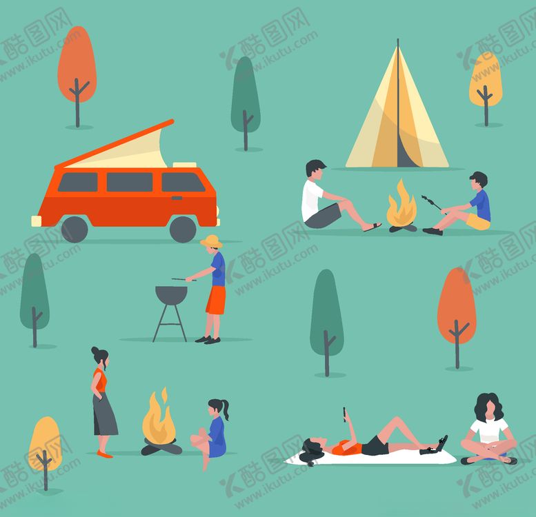 编号：37481609261830224483【酷图网】源文件下载-露营