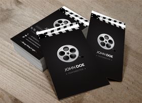 名片样机公司设计层叠
