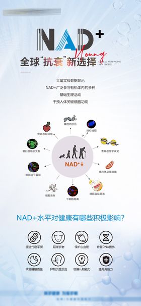 NAD 抗衰海报