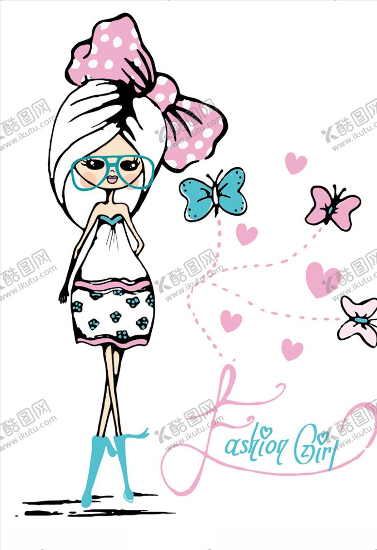 编号：34710610212208145629【酷图网】源文件下载-卡通女人