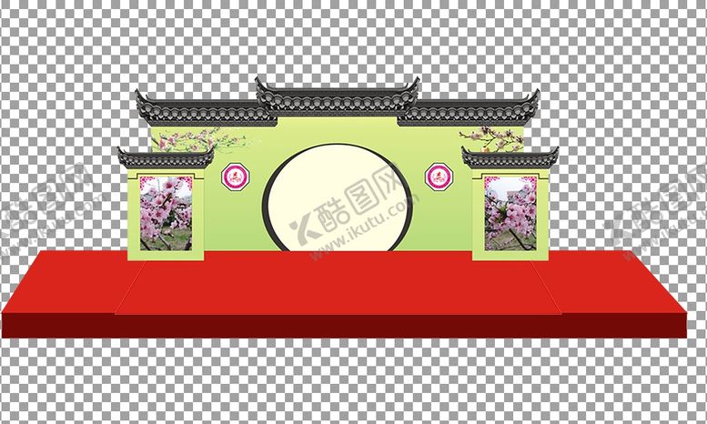 编号：22130809271939382889【酷图网】源文件下载-免抠中式门头