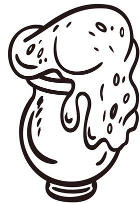 卡通画描图简笔涂色彩笔