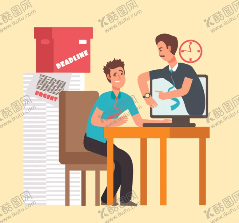 编号：42516705031504477377【酷图网】源文件下载-办公场所人物插画