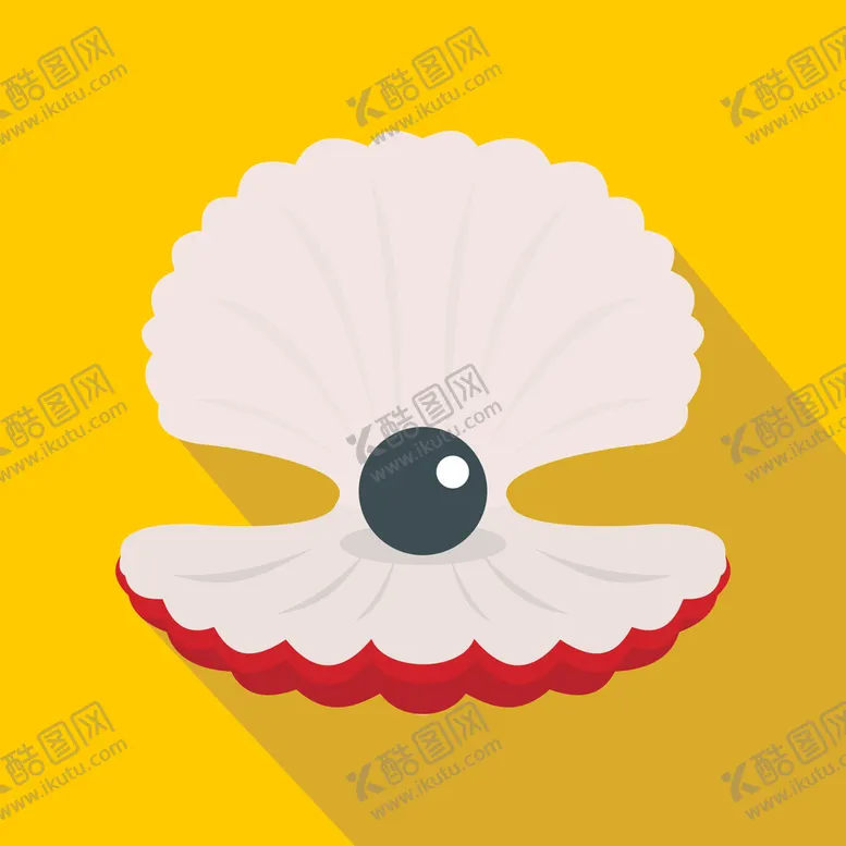 编号：70314609191939142538【酷图网】源文件下载-卡通珍珠贝壳