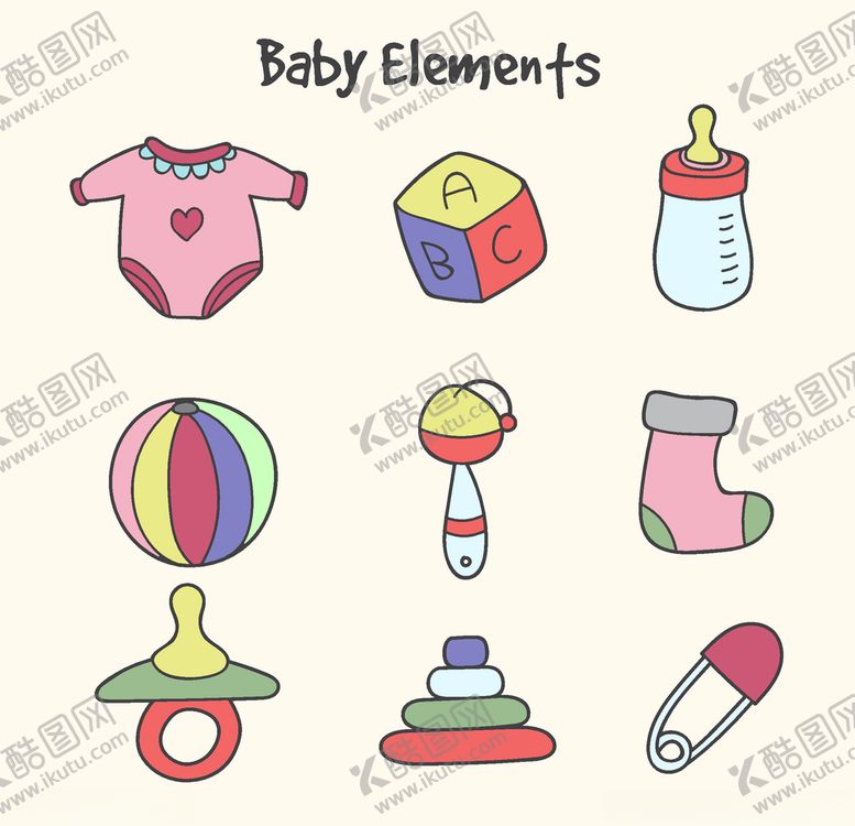 编号：78640909151604415650【酷图网】源文件下载-婴儿元素相关
