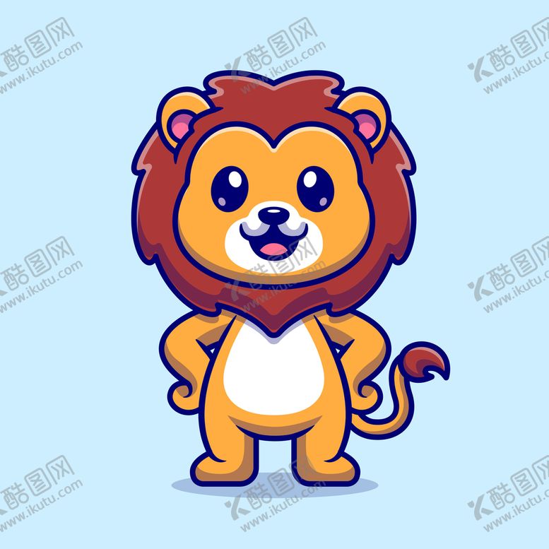 编号：03196710082301096517【酷图网】源文件下载-手绘狮子
